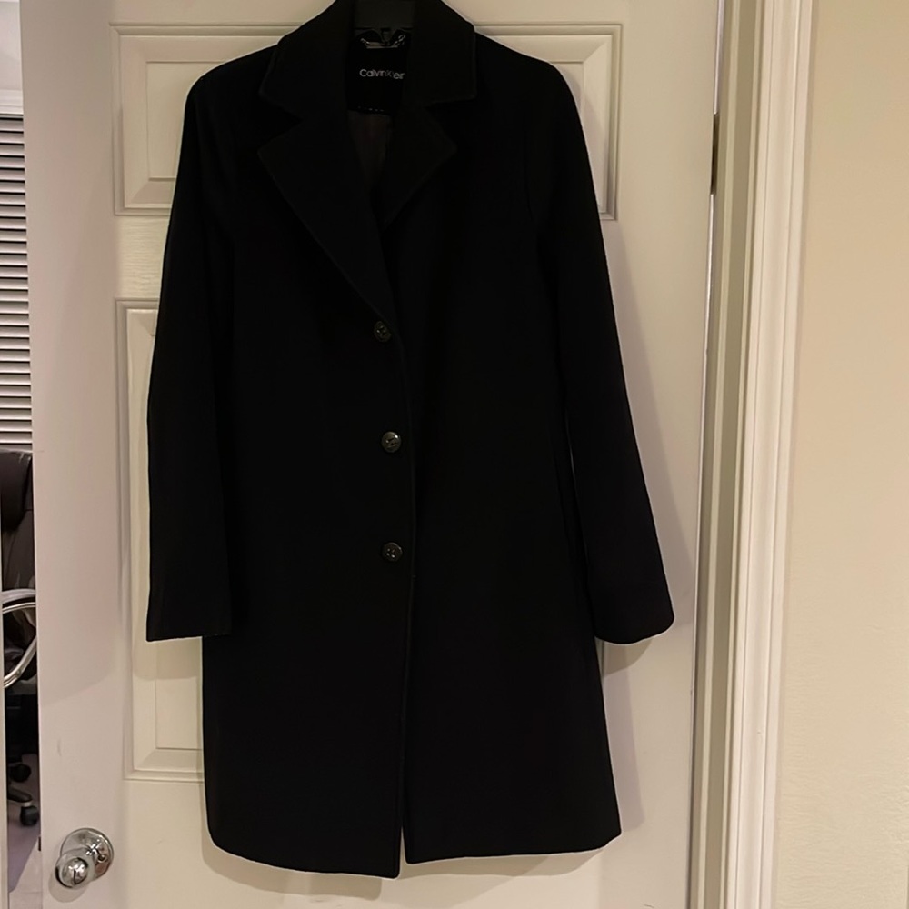 Thigh length coat